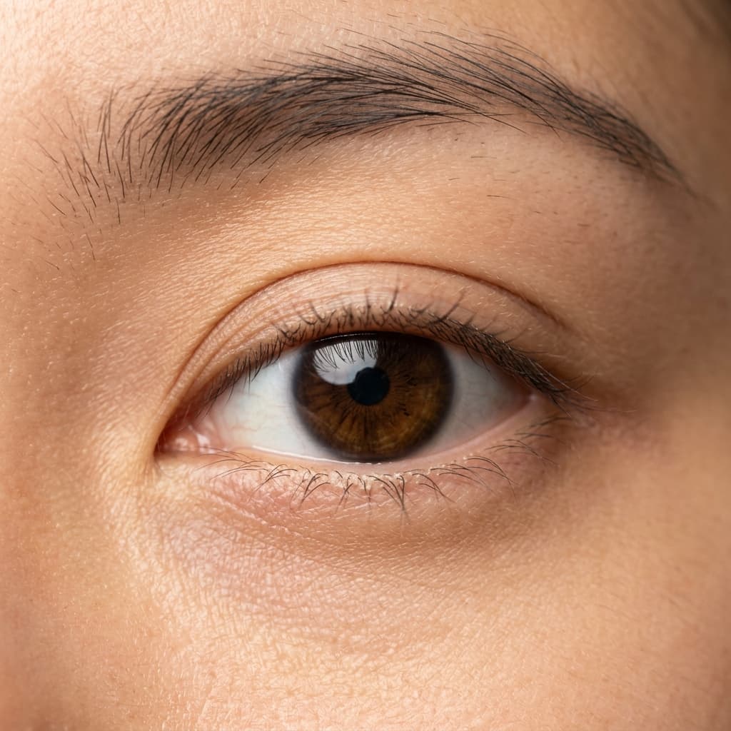 Lifting řas + barvení řas — Before