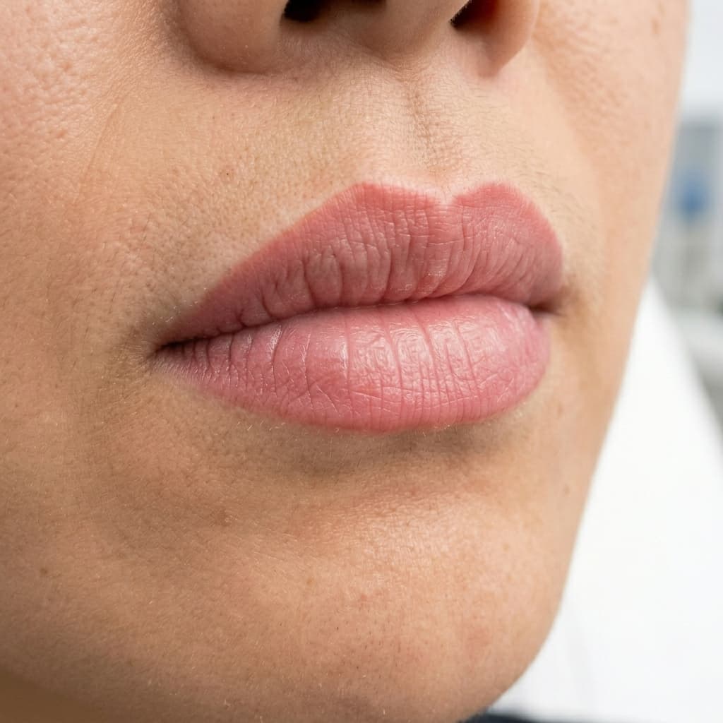 Permanentní make-up rtů — After