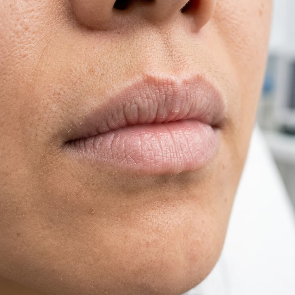 Permanentní make-up rtů — Before