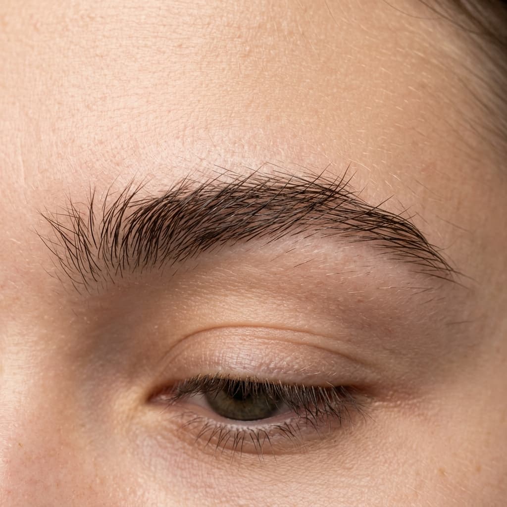 Brow Lamination Ritual — Before